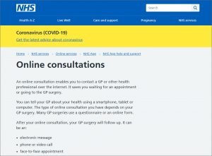 online consultation